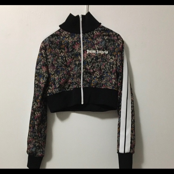 palm angels floral hoodie